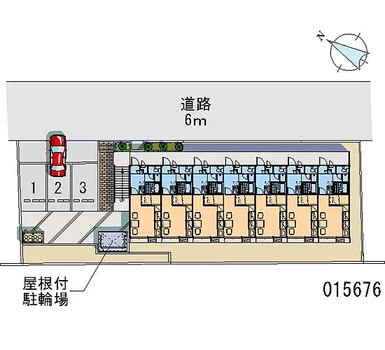 ★手数料０円★新潟市西区大学南１丁目　月極駐車場（LP）